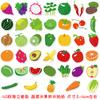 40 Pegatinas de Frutas y Verduras de Dibujos Animados, Comida Verde, Botellas de Agua para Niños, Papelería, Decoración de Diario, Pegatinas de Recompensa