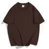 Camiseta de Manga Corta para Hombre Marca de Moda Ropa para Hombre Cuello Redondo Corte Holgado Hombro Caído Uniforme Corporativo Personalizado Top con Logo Venta al por Mayor