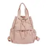 Mochila de estilo casual y simple, modelo nuevo 2026, mochila versátil multi-bolsillo para el día a día, bolso de hombro y cruzado para el día a día