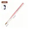 Vendas diretas da fábrica: Conjunto de canetas para nail art cor de pele, incluindo canetas de esmalte em gel, canetas finas (liner), canetas com cristais e ferramentas de pincel estilo japonês