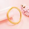 Pulsera Tradicional Vietnamita de Oro Arena para Mujer, Joyería de Aleación de Latón de Larga Duración, Pulsera para Puestos del Mercado