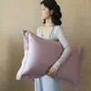 Fundas de almohada de algodón puro de fibra larga de Xinjiang de alta gama, juego de dos, para uso doméstico, fundas de almohada de color liso, artículo individual, fundas de almohada premium 100% algodón