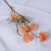 Flor Artificial com 5 Cabeças, Dente-de-leão Bola de Ping Pong Haste Única, Flor Decorativa de Plástico para Casamento, Adereços de Interior, Flor Artificial Falsa Atacado
