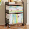 Estante de almacenamiento de escritorio para clasificación por materia, almacenamiento de archivos de oficina, organizador de libros de escritorio, estantería vertical de varias capas