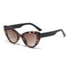 Jamie 5122 Gafas de Sol Retro Elegantes Ojo de Gato Planas Metálicas Degradado Bicolor Estilo Europeo y Americano Gafas de Sol para Sesión de Fotos de Moda