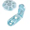 Cortador de Pastillas para Dividir Tabletas en Cuatro Cortador de Medicamentos Portátil Caja para Cortar Medicamentos Caja para Pastillas Caja de Almacenamiento para Tabletas