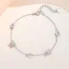 Pulseira Versátil de Prata Esterlina S925 Roda Gigante para Casal Feminino, Design de Nicho, Luxo Leve, Sensação de Alto Padrão, Em Estoque Atacado