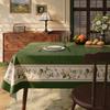 Mantel Americano Retro Impermeable y a Prueba de Aceite Sin Lavado Rectangular Lujo Accesible Mantel de Alta Gama Almohadilla Protectora de Escritorio Mantel