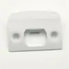 Placa de Travamento de Porta, Placa Guia de Aço Inoxidável, Placa de Ferrolho, Placa de Barreira, Parafusos Correspondentes, Acessórios de Fechadura, Adequado para Diversos Fechaduras de Porta