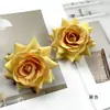 Flores de Terciopelo Simuladas con Piedras Preciosas Flores de Rosa Caja de Regalo DIY Decoración Flores Falsas Flor para Coche de Boda Pequeños Adornos