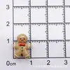 Mini Serie Navideña de Dibujos Animados Accesorios de Resina DIY Pegamento de Crema Muñeco de Nieve Arte de Uñas Navideño Pasador Accesorios para Joyería