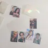 Hisocute Láser Corazón 3 pulgadas Tarjeta Pequeña Película Protectora Polaroid Cubierta Transparente Cazador de Estrellas Anti-Rayaduras Película Organizadora