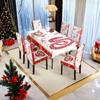 Nuevo 2025 Feliz Año Nuevo Cubierta de Mesa Silla Transfronteriza Mantel Decorativo Ambiental Restaurante Mantel Impermeable Cubierta Elástica para Silla