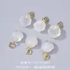 Gelatina Natural de Lichi Ágata Blanca Bolsa de la Suerte Colgante de Garra de Gato Oro Real de 18K Joyería Antigua con Cuentas Accesorios Venta al por Mayor