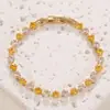 Pulseira de Zircônia de Alta Qualidade Cheia de Diamantes, Diagonais Quadradas Coloridas, Simples, Fashion e Personalizada, Nova para a Primavera de 2025