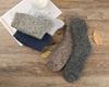 Calcetines de lana de conejo para hombre, de otoño e invierno, hasta media pantorrilla, cálidos, de cachemira, gruesos, largos, casuales, de fábrica, venta al por mayor