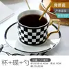 Juego de Taza y Platillo de Café Juego de Té para el Té de la Tarde Inglesa Taza y Platillo de Porcelana Hueso Juego de Cucharas Cerámica Lujo Ligero