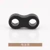 Campana de Metal Doble Agujero Forma de Ocho Tubo Recto Hebilla de Extremo de Cuerda Aleación de Zinc Hebilla de Cola de Cuerda de Pantalón Accesorios de Ropa Jinda