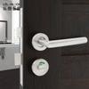 Fabricantes al por mayor de cerraduras de acero inoxidable BK para baño, con indicador rojo y verde, cerradura de embutir con manija en ángulo recto, cerradura para puerta de baño
