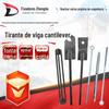 Viga cantilever de tirante inclinado para andaime Ajuste de tirante em aço I Peças embutidas em cantilever Acessórios para estrutura cantilever em aço I