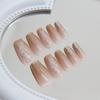 Sizzy Nail Art Advanced Nail Patch Branco Desgaste Armadura Removível Nail Patch Curto Ballet Armadura Armadura em forma de T