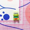 Funda para teléfono móvil de rana, conejo, pollo, cerdo, oso con cara brillante de dibujos animados, material para horquilla de resina de gel de crema DIY, pegatina para vaso de agua