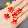 Accesorios para el Cabello Estilo Antiguo, Pasadores, Pequeños Accesorios Frescos de Flor de Cerezo, Pétalos de Acrílico de Gelatina para DIY
