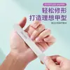 Tiras de lixa de madeira de alta qualidade para manicure, lixas finas para modelar unhas, tiras retas finas de madeira para polimento e lixamento