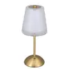 Lámpara de mesa de hierro transfronteriza para dormitorio de hotel, mesita de noche, escritorio, regalo, luz nocturna ambiental vintage recargable