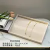 Bandeja Grande de Terciopelo para Joyería Caja de Joyería para Anillos Accesorios para Collares Pulseras Aretes Caja de Almacenamiento para Pendientes Exhibidor de Mostrador