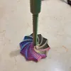 Estrella de Descompresión Impresa en 3D Ilusión Óptica Plegable Juguete Educativo para Niños Torre de Zanahoria Polygonal Espiral Tridimensional Escritorio
