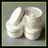 50g botella de crema para anillo de plata caja de accesorios para botella de crema con borde plateado caja de tarro de crema caja de tarro para ungüento botella de cera para el cabello tarro de mascarilla para el cabello