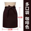 Delantal de media cintura con publicidad y logotipo personalizado, ropa de trabajo corta de moda coreana para camareros de restaurantes, hombres y mujeres.