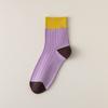 Calcetines Zhuji para mujer primavera y verano nuevos calcetines color dopamina marea calcetines de algodón transpirables desodorantes absorbentes de sudor de fibra de bambú al por mayor