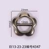 Diâmetro interno 13mm Fivela japonesa redonda trefilada fio branco fábrica em estoque sandálias femininas fivela sandálias de couro botões de couro atacado