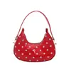 2026 Nuevo Bolso de Hombro de Lunares de Alto Valor para Mujer Estilo Coreano Moda Casual Bolso Pequeño Diseño de Nicho Bolso de Mano
