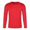 Otoño e Invierno Manga Larga Exterior Maratón Carrera de Larga Distancia Deportes Transpirable Secado Rápido Cuello Redondo Ropa de Secado Rápido Ropa de Equipo Camiseta