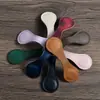 Porta-Marcador Magnético Retro Couro PU Caderno Especial Efeitos Couro Fivela Magnética Pingente Dupla Face Feito à Mão Decoração Fofa