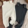 Macacão de bebê de tricô 100% algodão macacão de bebê Classe A roupas de bebê outono e inverno macacão de bebê unissex