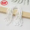 Clipes de Etiqueta Pretos e Brancos em Formato de Semente, Porta-Etiquetas de Inserção Única, Cordões Universais, Cordões Plásticos com Cabeça Quadrada, Cordões para Roupas, Atacado do Fabricante