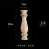Coche de madera maciza columna decorativa de madera para porche columna de soporte mueble bar columna valla columna romana calabaza talla de madera cilíndrica