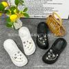 Charms para Zapatos Croc Accesorios Cuadros Corazón Decoraciones para Zapatos Hebilla de Zapato Hebilla Decorativa Accesorios DIY para Pantuflas Cadena de Diseño Hebilla de Zapato