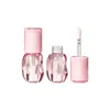 Jinze Spot Redondo Asimétrico Varilla de Pincel Fino Tubo de Brillo Labial 3.5ml Plástico Tubo Vacío Material de Empaque