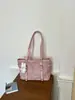 Bolso bandolera de gran capacidad estilo coreano para mujer, nuevo modelo 2026, bolso tote simple, bolso de hombro moderno personalizado
