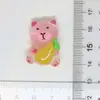 Nuevo Dibujo Animado Sostener Fruta Color Transparente Oso Resina Accesorios Crema Pegamento Accesorios Accesorios DIY Accesorios para Funda de Teléfono