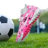 Chuteiras de Futebol Infantis Transfronteiriças, Chuteiras de Futebol Chelsea em Couro para Gramado Sintético, Tênis de Treino com Velcro, Chuteiras de Futebol para Estudantes