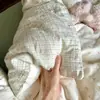 Sábana de Algodón Puro de Doble Capa de Grado A para Maternidad e Infancia, Amigable con la Piel, para Dormitorio de Estudiantes, Cama Individual Infantil, Sábana Ajustable y Funda de Edredón