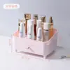 Organizador de Mesa Plástico Caixa de Armazenamento para Material de Escritório Doméstico Grande Capacidade Tipo Gaveta Caixa de Maquiagem Caixa de Armazenamento de Cosméticos