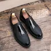 Zapatos de cuero de talla grande para hombre, atuendo de boda estilo británico, zapatos de cuero formales de punta fina, zapatos de vestir para exportación, zapatos de cuero de negocios para hombre