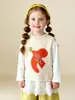 Chaleco Versátil de Dibujos Animados Amila Ropa para Niños 2026 Primavera Nuevo Suéter Chaleco de Punto Cálido Casual para Niños